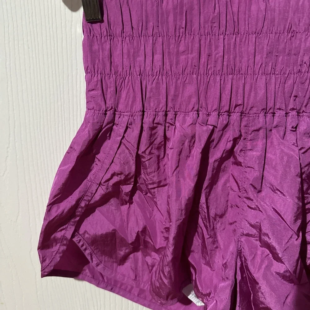 Free People Medium Hot Pink Shorts High Rise Athletic